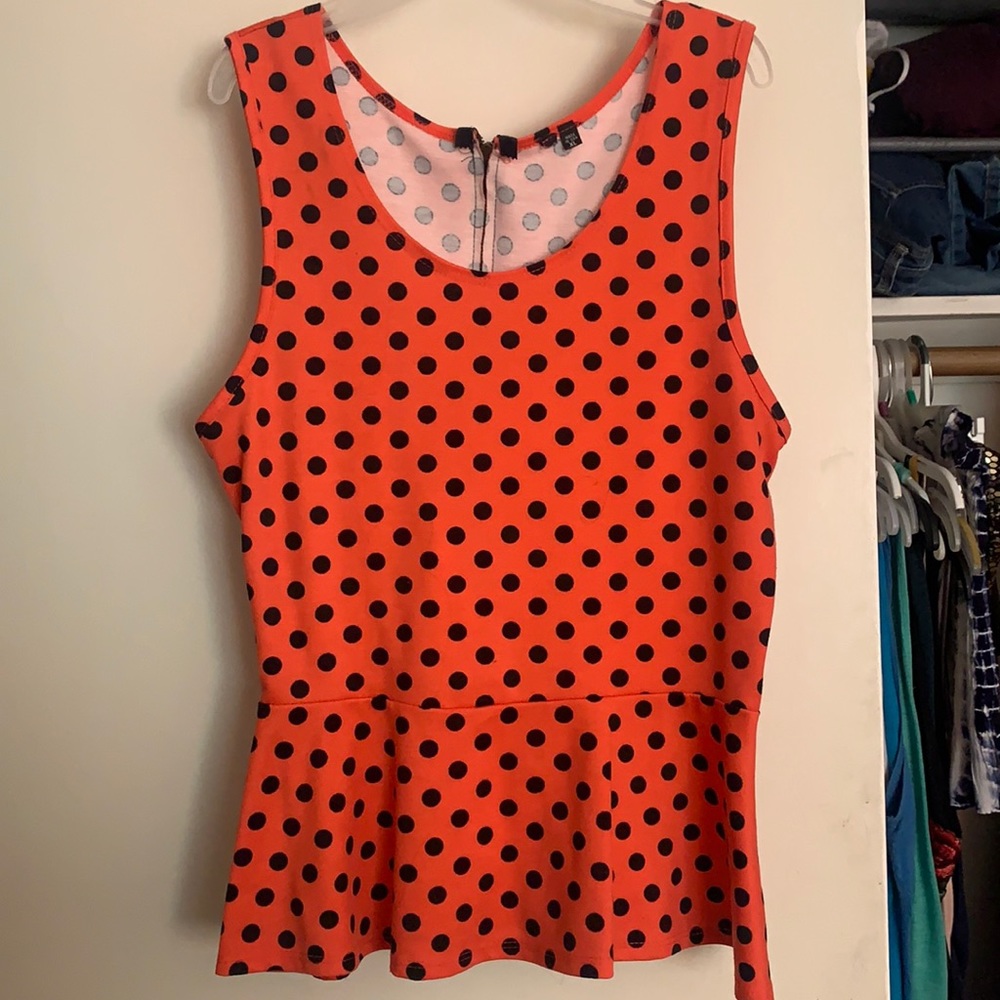 Polka Dot Peplum!